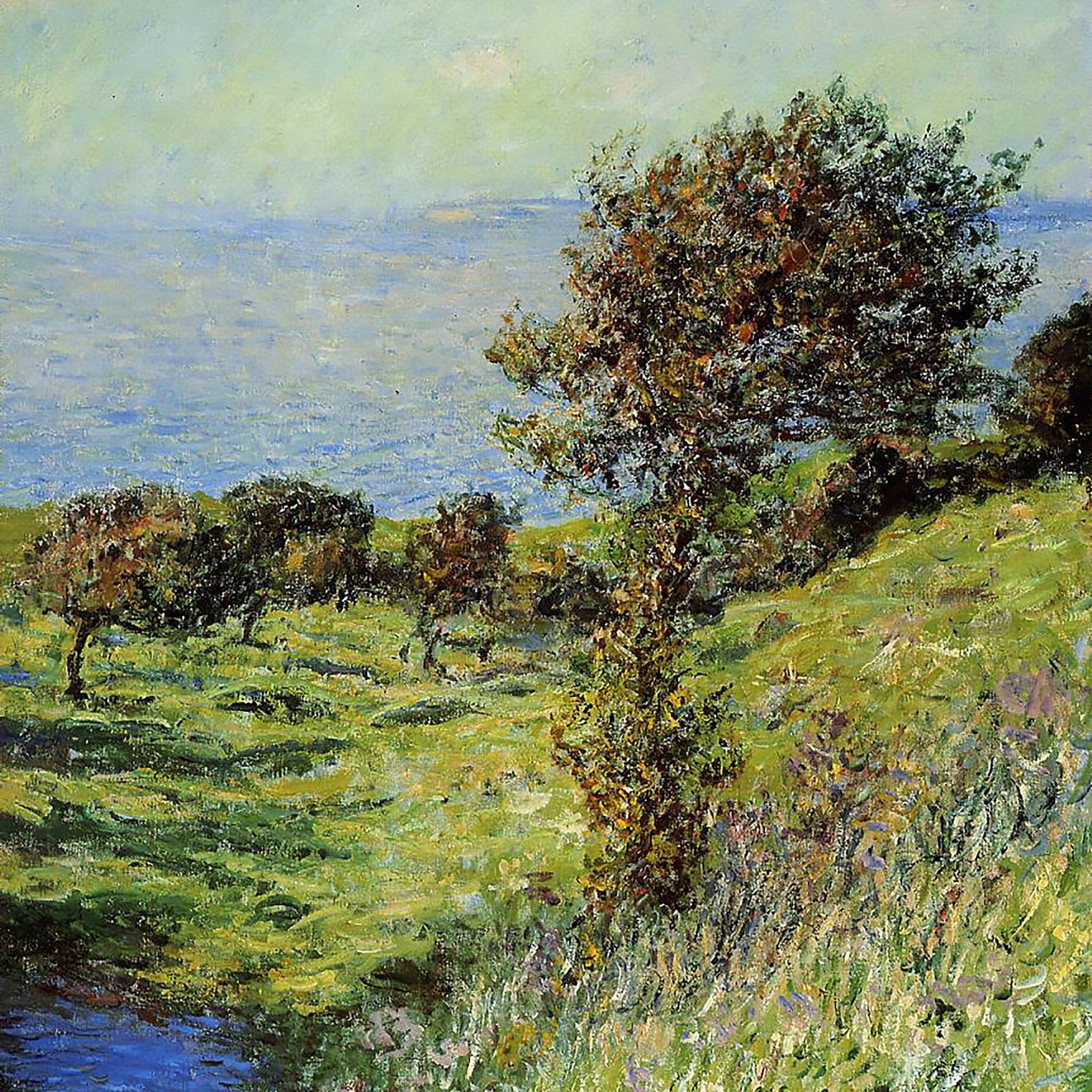 Cliffs of Varengeville, Gust of Wind 1881