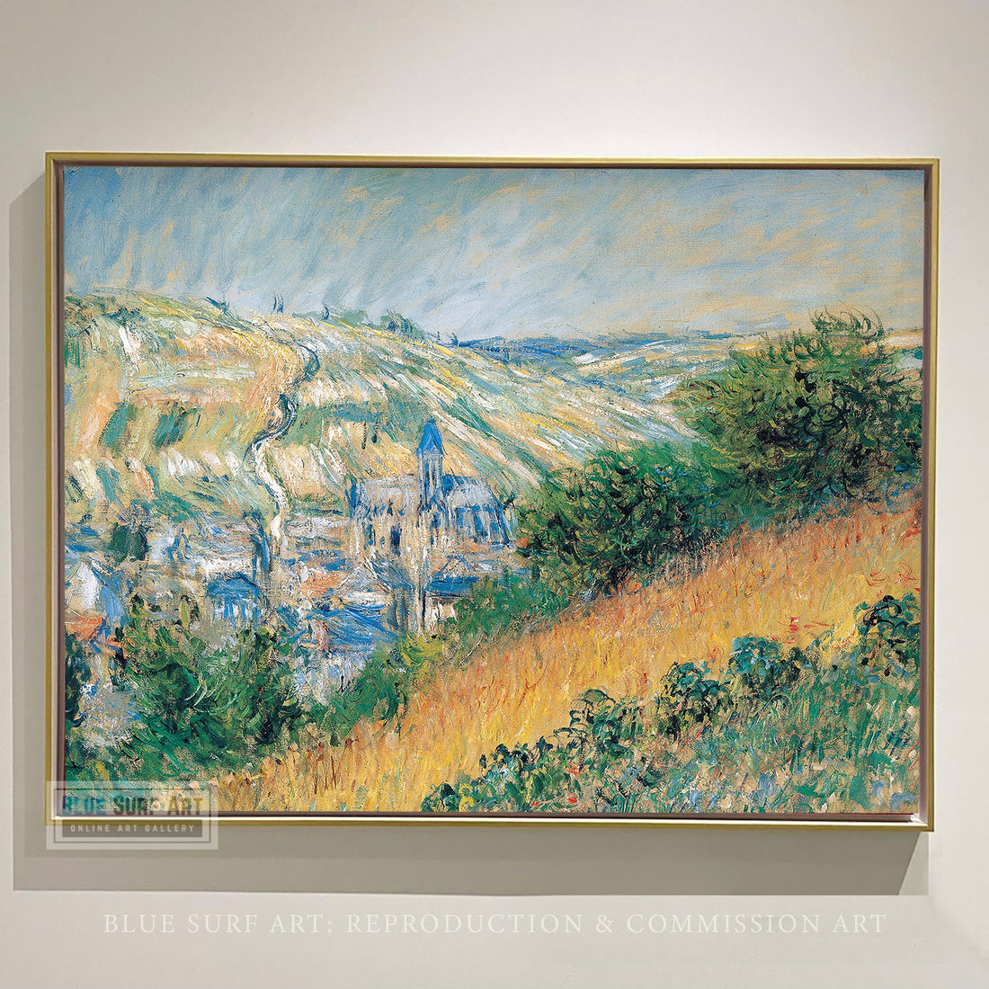 View over Vetheuil 1881