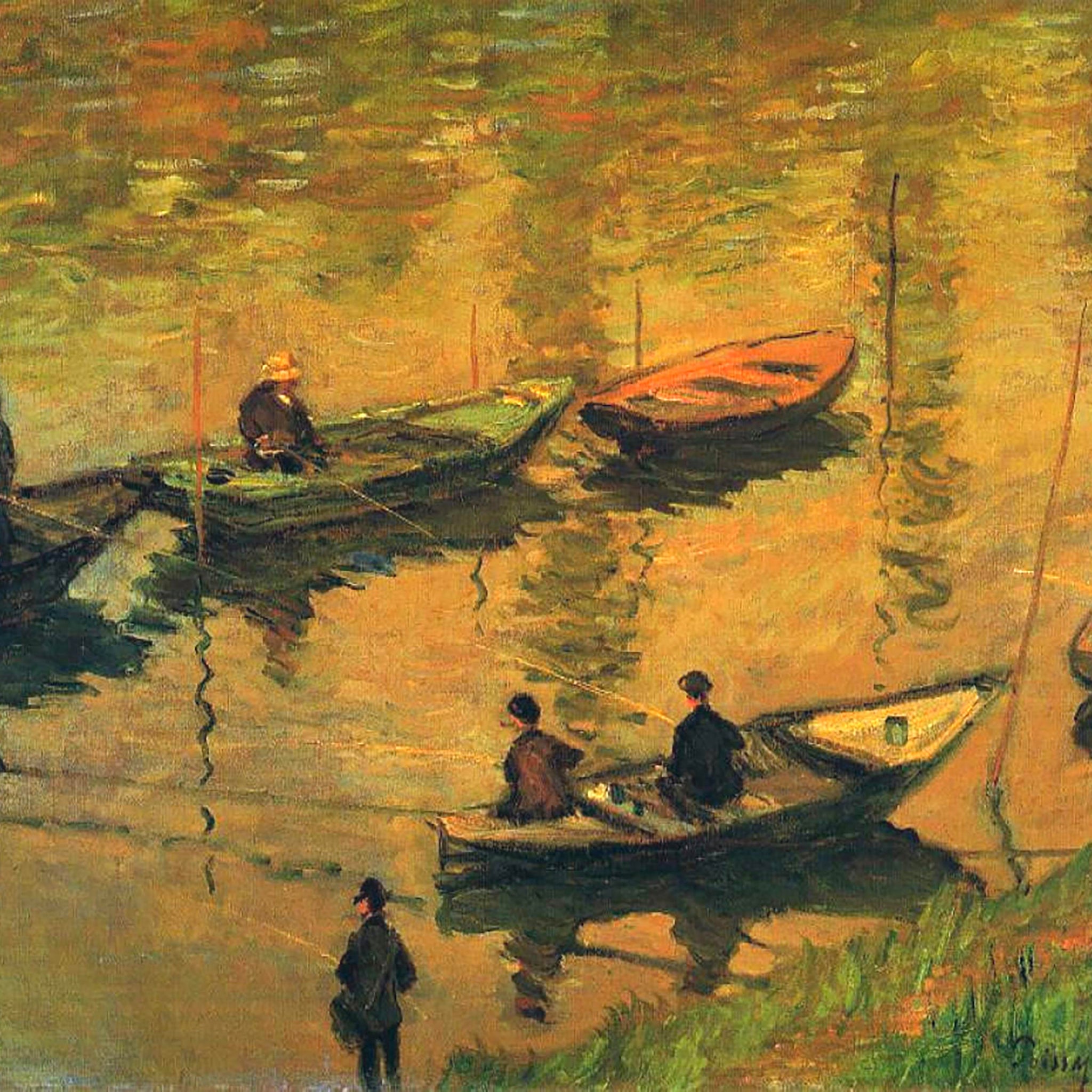 Anglers on the Seine at Poissy 1881