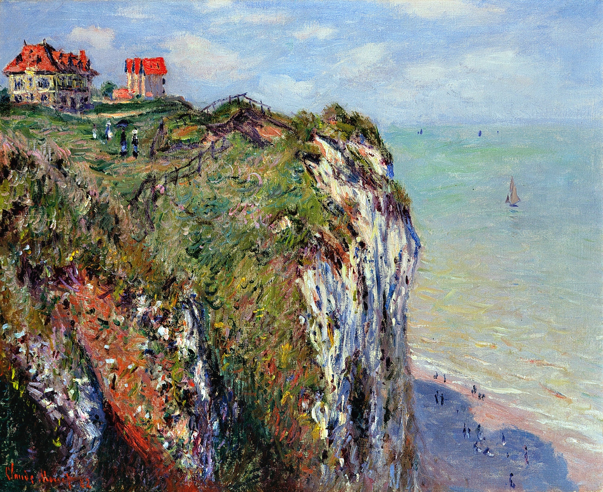 Cliff at Dieppe 1882
