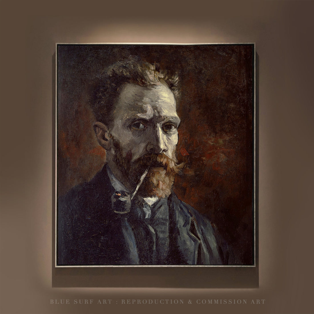 Self-Portrait with Pipe