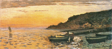 Seacoast at Saint-Adresse, Sunset, 1864