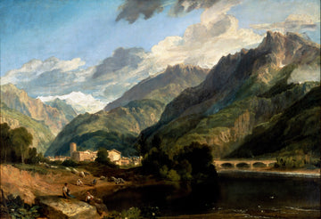 Bonneville, Savoy with Mont Blanc