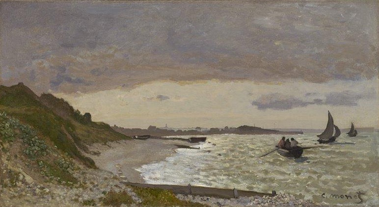 The Coast at Sainte-Adresse, 1864