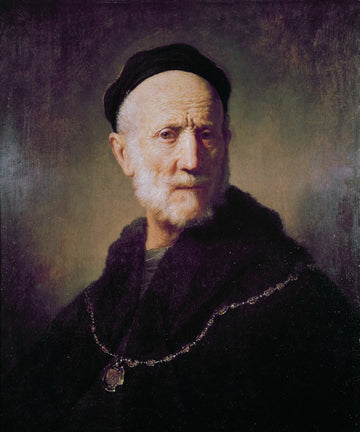 Bust of an Old Man with a Cap and Gold Chain