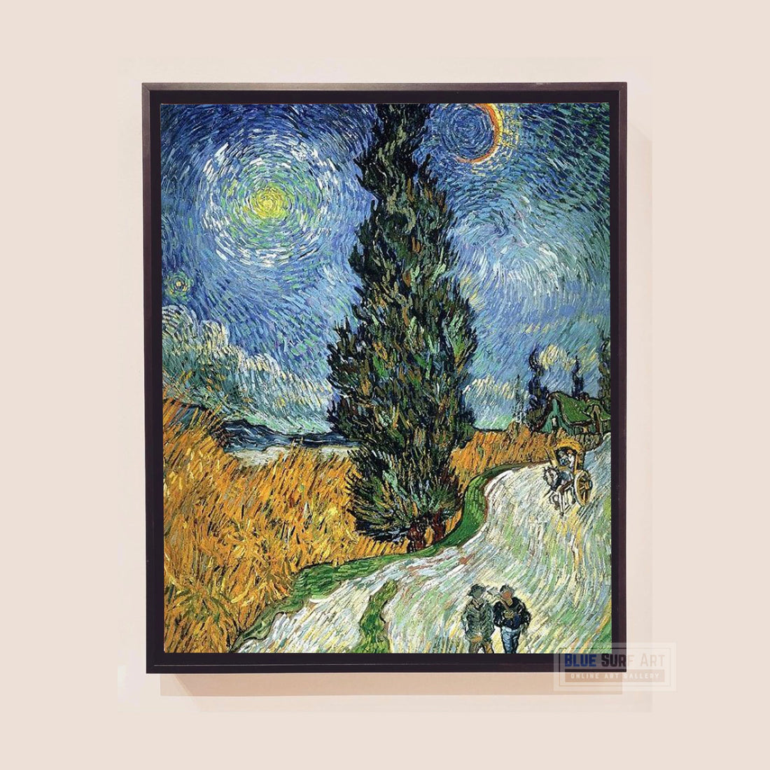 Road with Cypress and Star, 1890