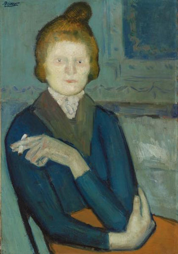 Young Woman Holding a Cigarette