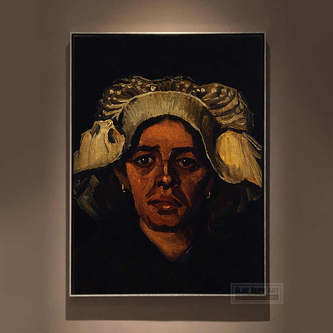 Head of a Peasant Woman with White Cap