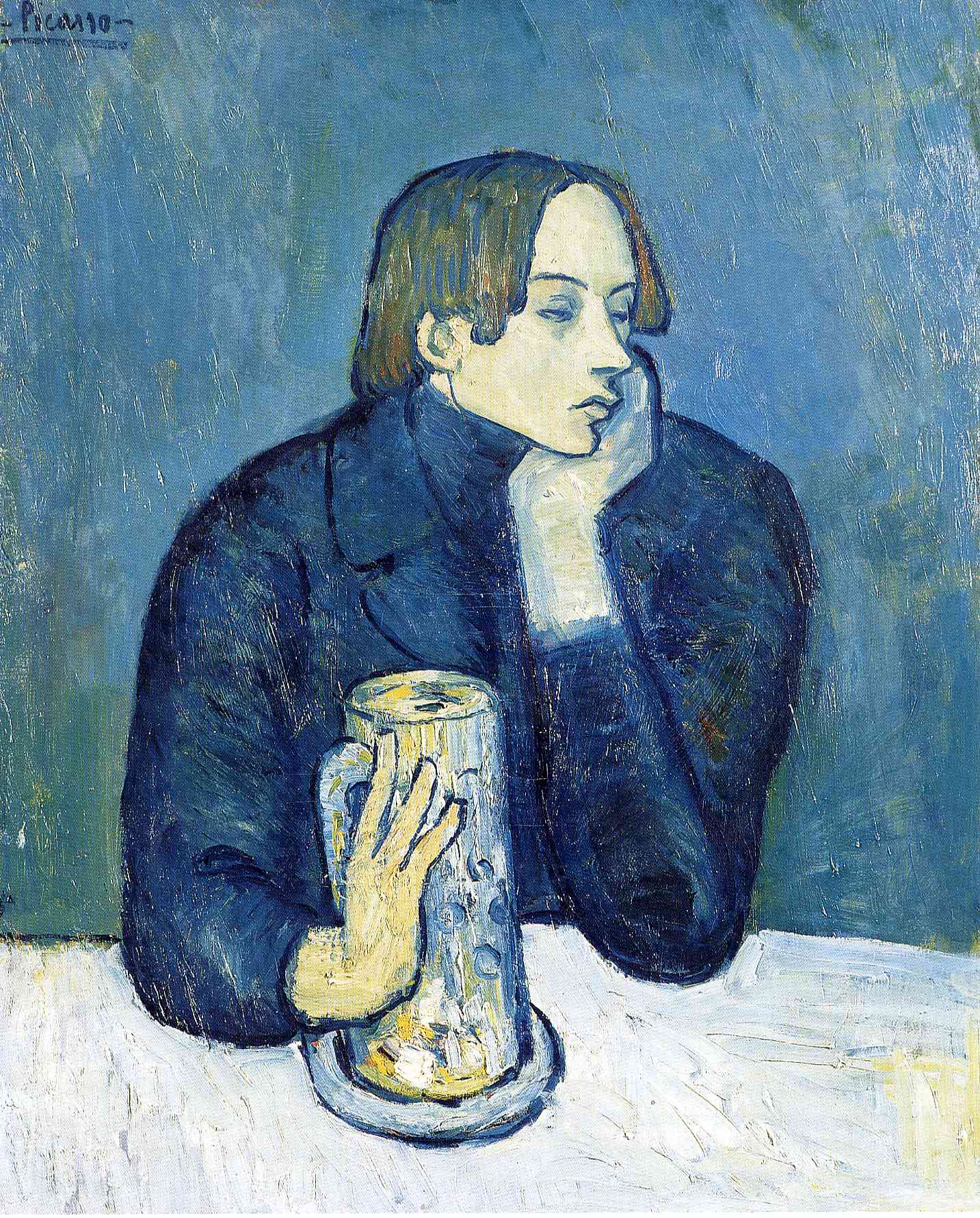 Portrait of Jaime Sabartes. The bock