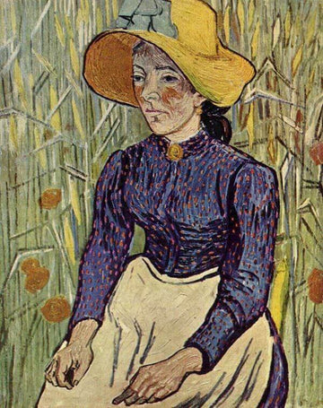 Peasant Woman Against a Background of Wheat, 1890