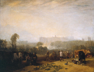 Ploughing up Turnips, near Slough