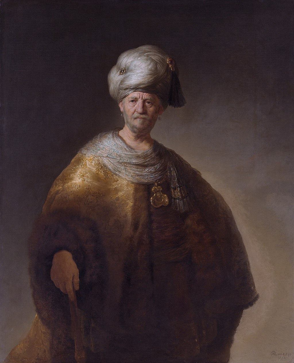 Knee-length Figure of a Man in an Oriental Dress (‘The Noble Slav’)