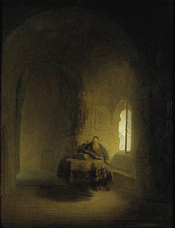 A Scholar Near a Window (a study in ‘kamerlicht’)
