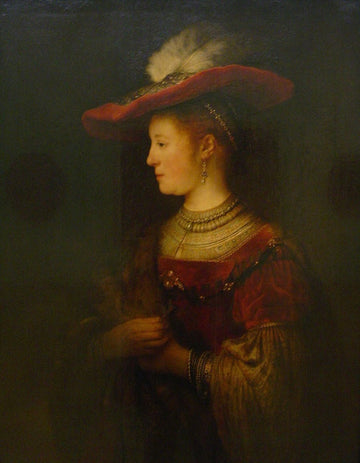 Half-length Portrait of Saskia van Uylenburgh