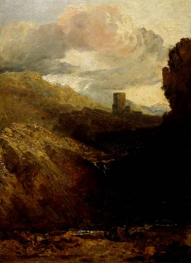 Dolbadarn Castle, Study for Diploma Picture