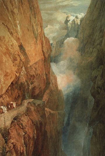 The Passage of Mount St Gothard, Taken from the Centre  of the Teufels Broch, Devil’s Bridge, Switzerland