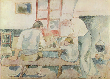 Dinner time. Evocation of Horta d'Ebre