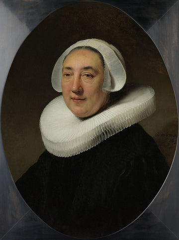 Portret of van Haesje Jacobsdr van Cleyburgh