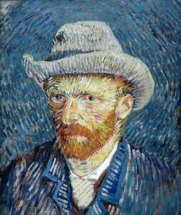 Self Portrait with Grey Felt Hat, 1887