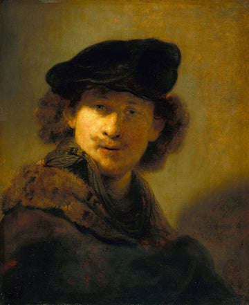 Self-portrait in a Cap and Fur-trimmed Cloak