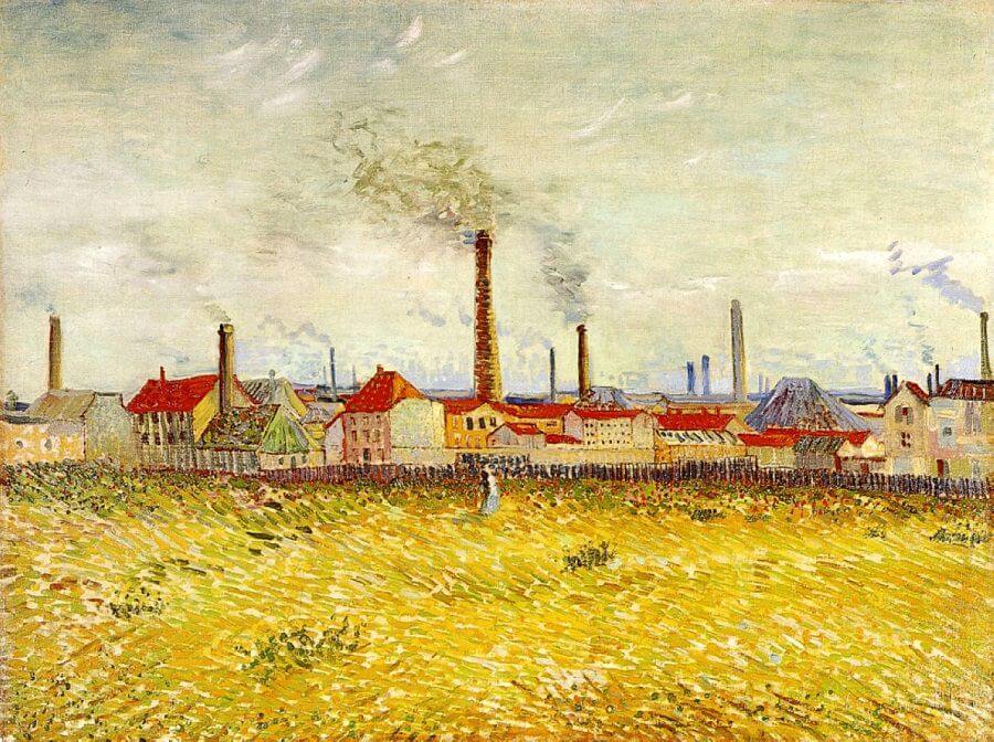 Factories in Asnieres, 1887