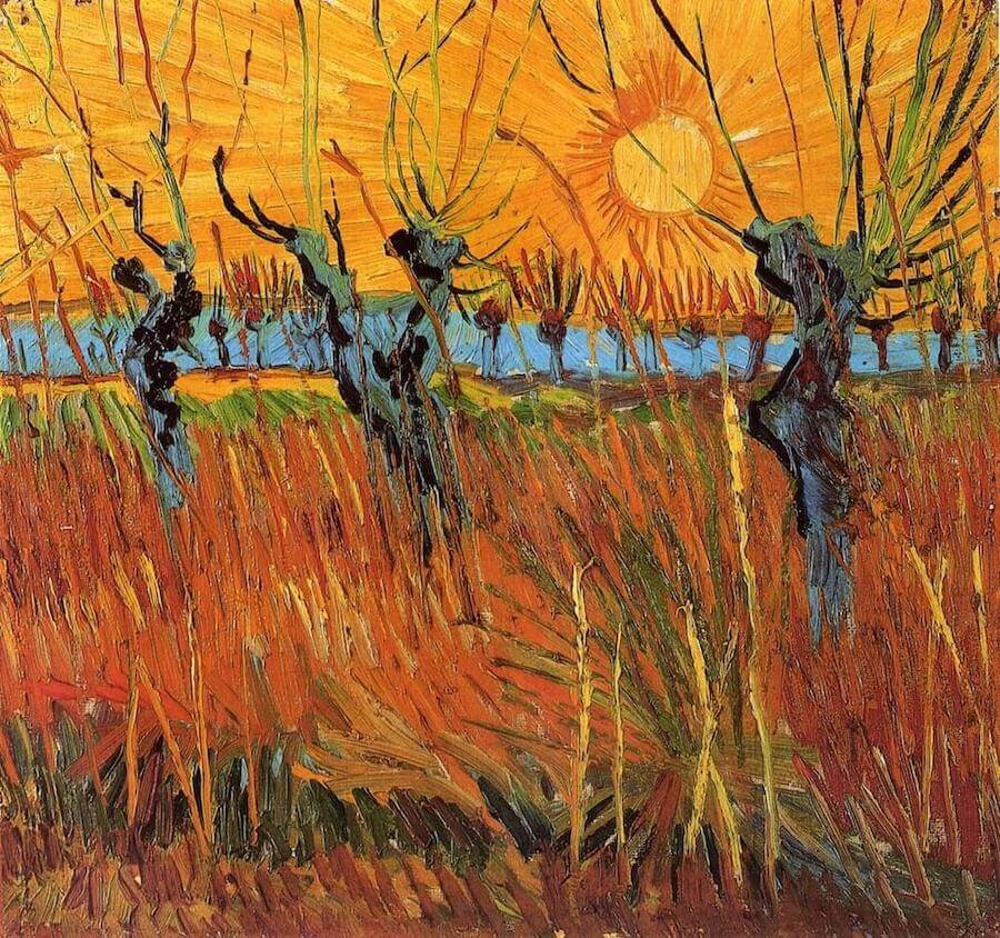 Willows at Sunset, 1888