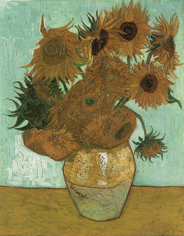 Vase with Twelve Sunflowers, 1888