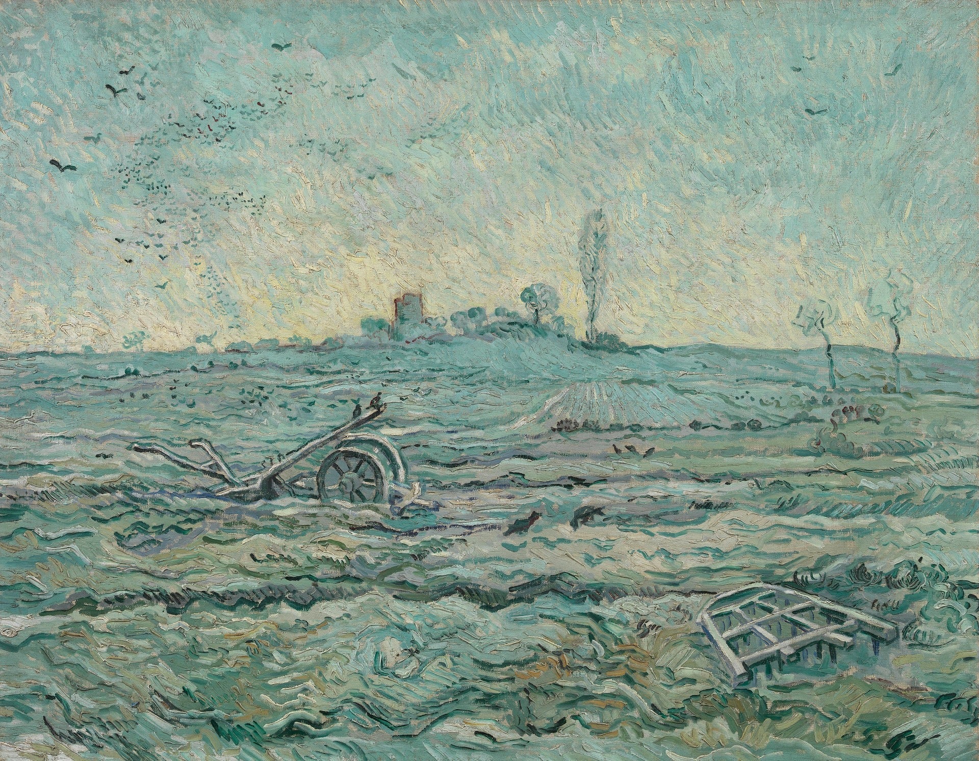 The Plough and the Harrow after Jean-Francois Millet 1890