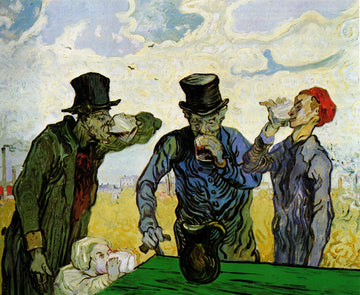 The Drinkers after Honoré Daumier 1890