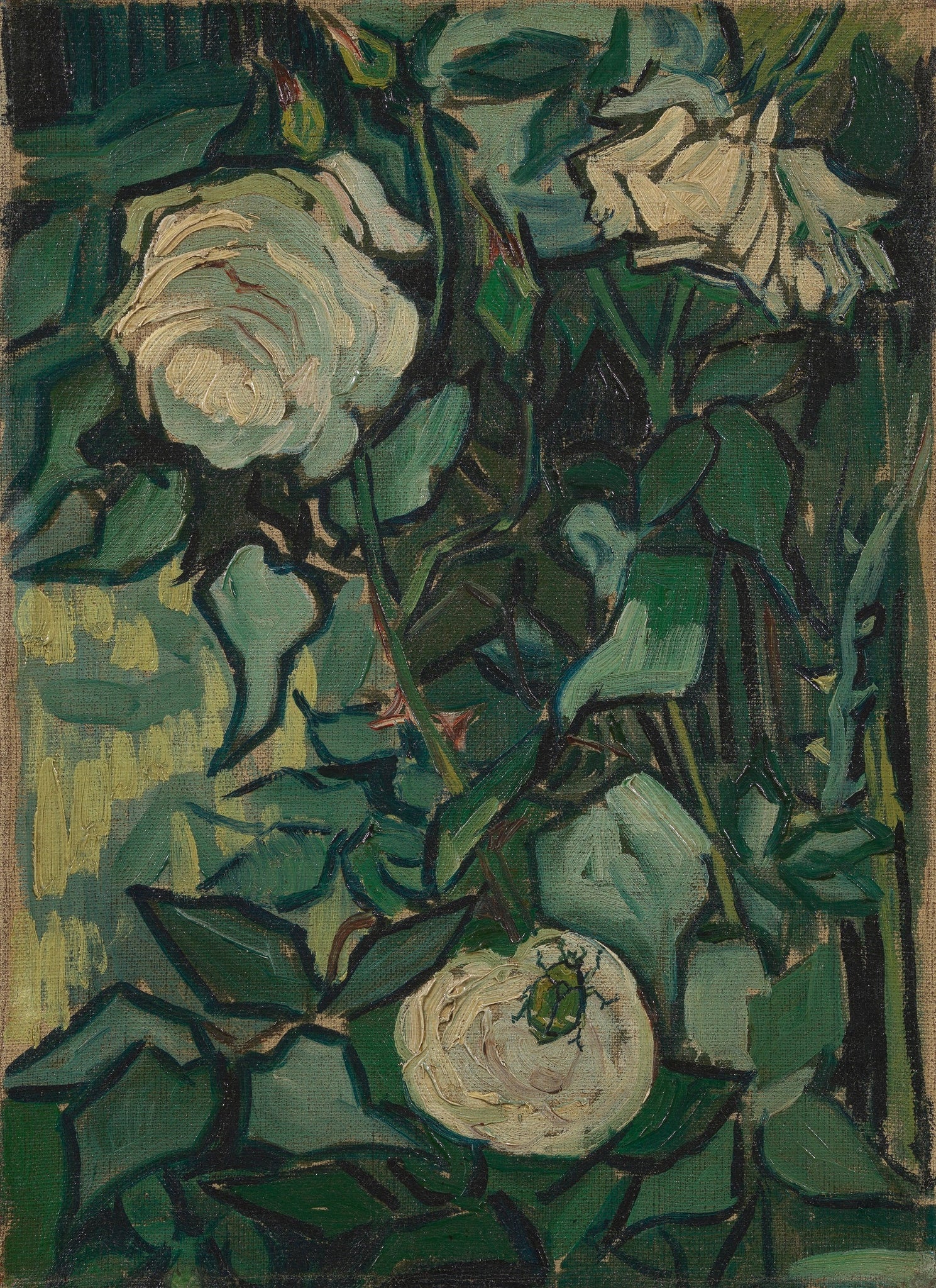 Roses and Beetle, 1890