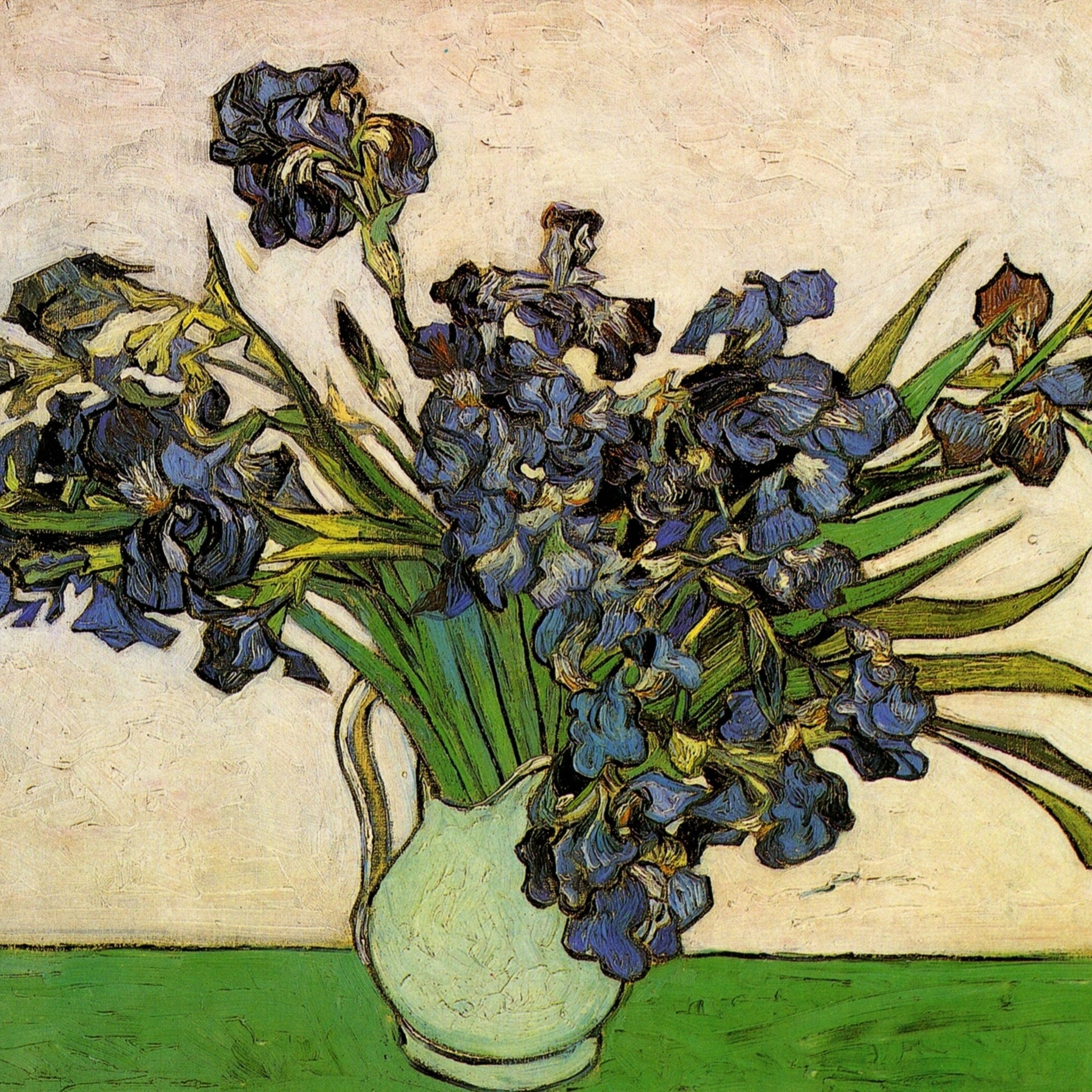 Still Life Vase with Irises, 1890