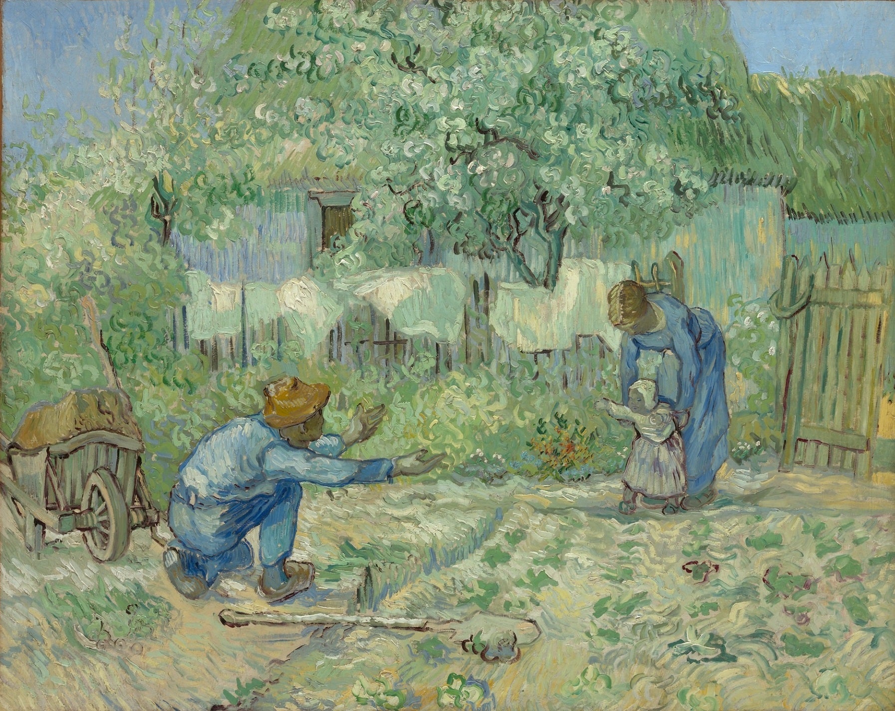 First Steps after Jean-Francois Millet, 1889
