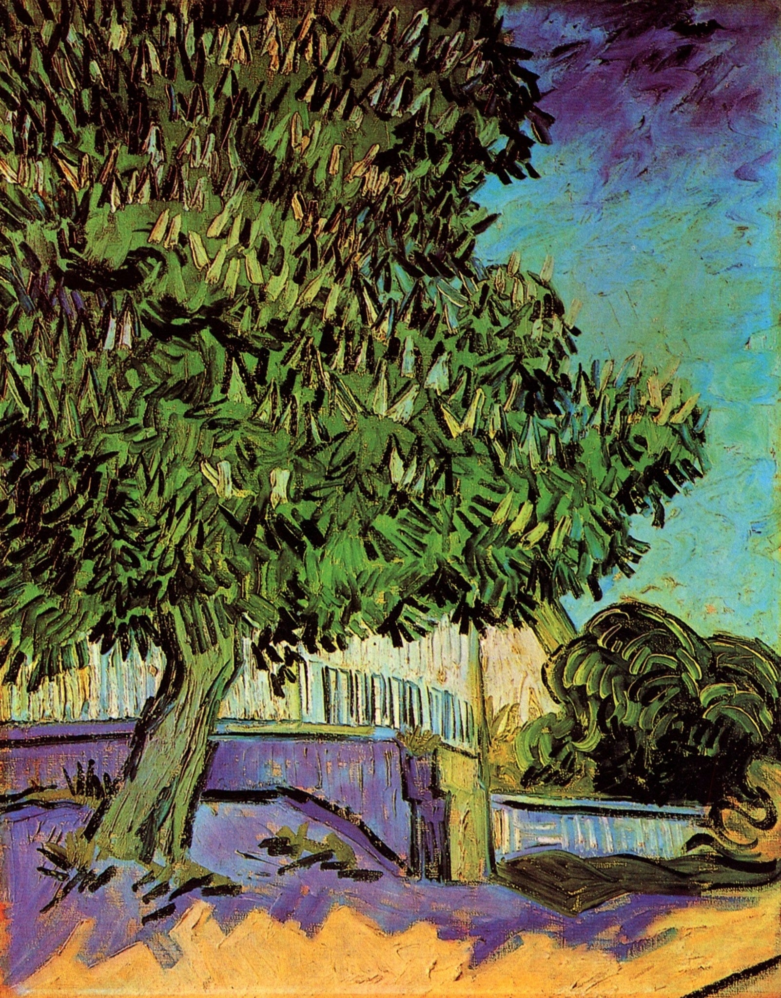 Chestnut Tree in Blossom 1890