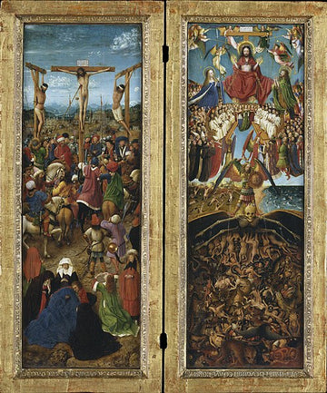 Crucifixion and Last Judgement diptych