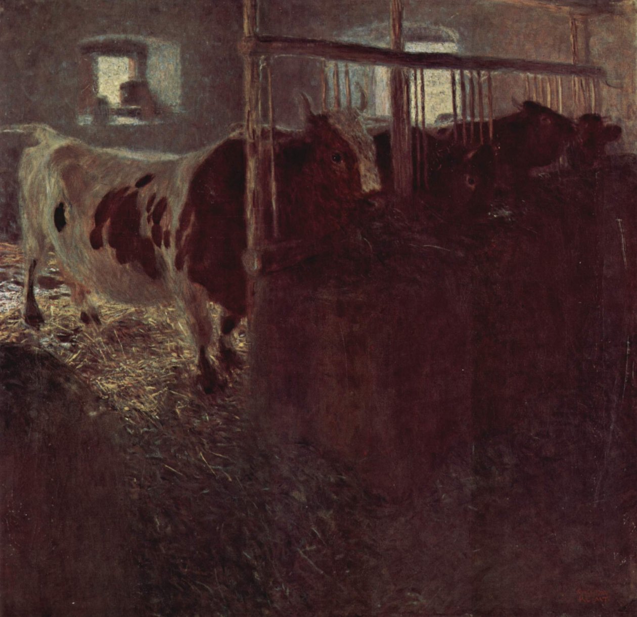 Cows in a Stall
