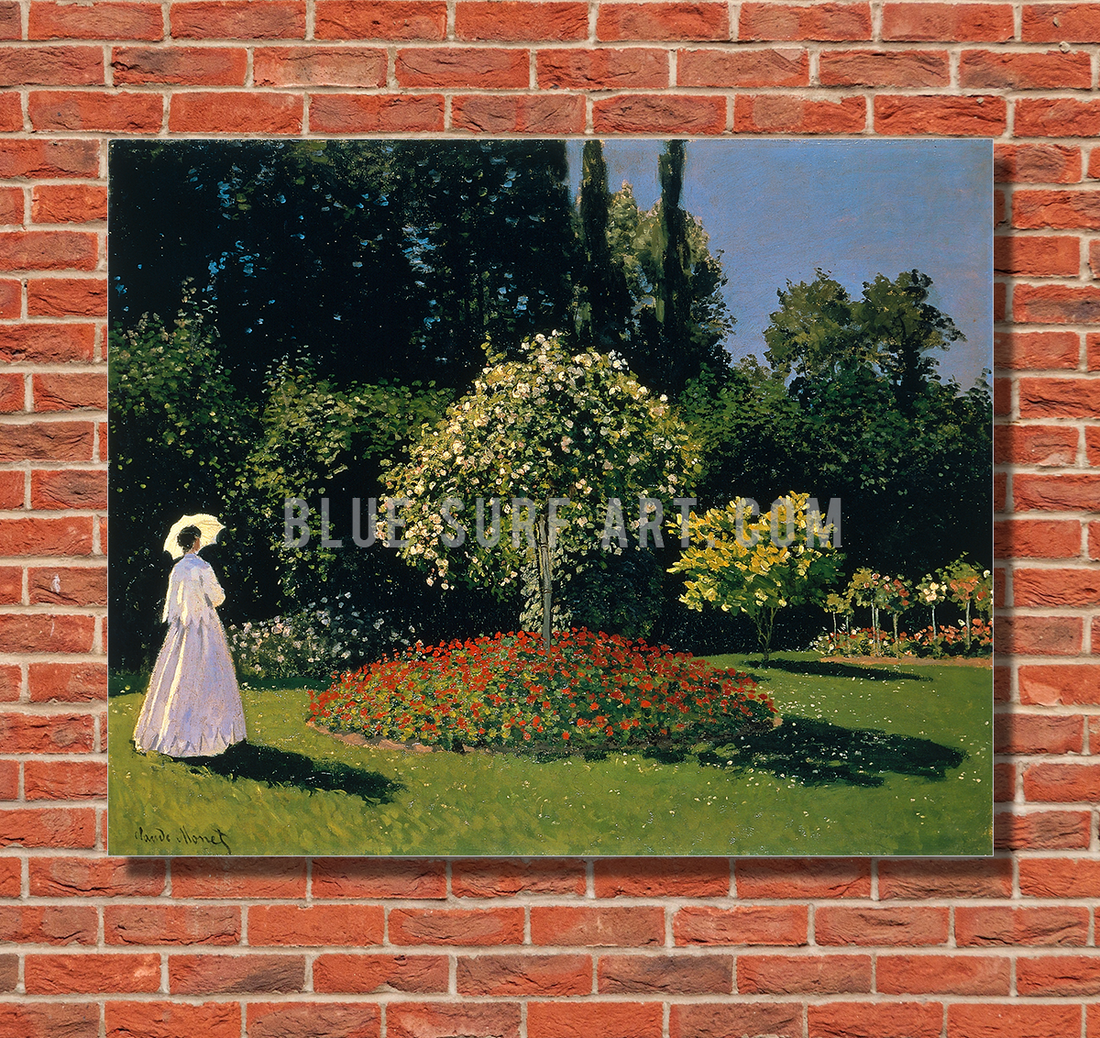 Woman in a Garden, 1867