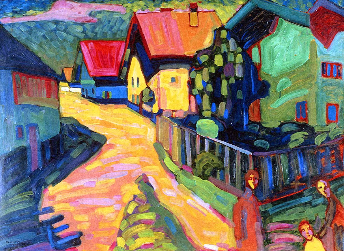 Murnau Street With Women, 1908