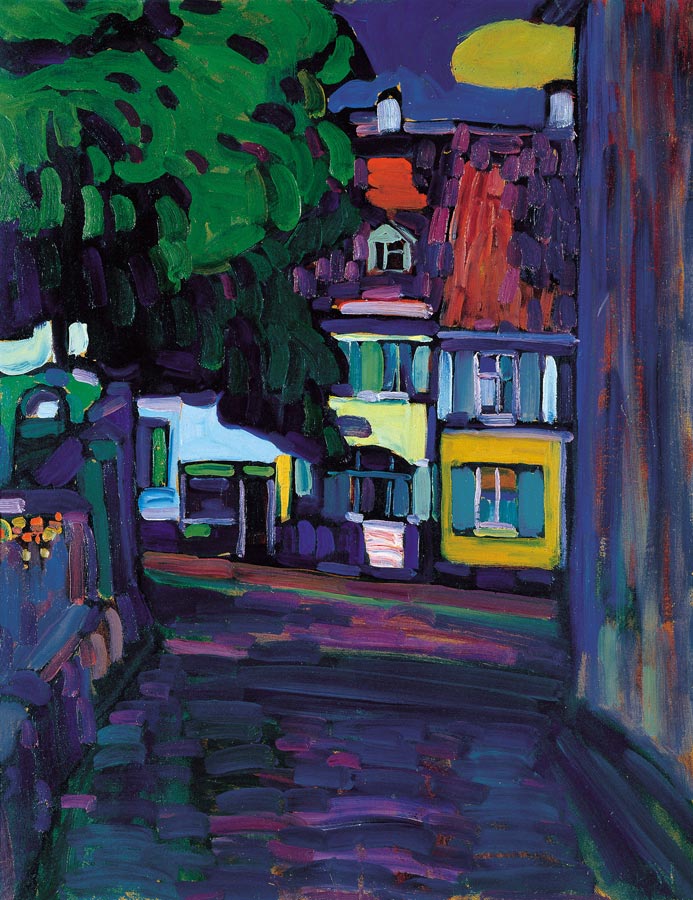Houses in Murnau on Obermarkt 1908