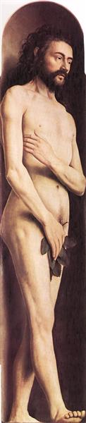Adam, from the left wing of the Ghent Altarpiece